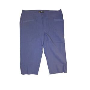 Women Lee Slim Fit Sculpting Mid-Rise Crop Pants Gray 14